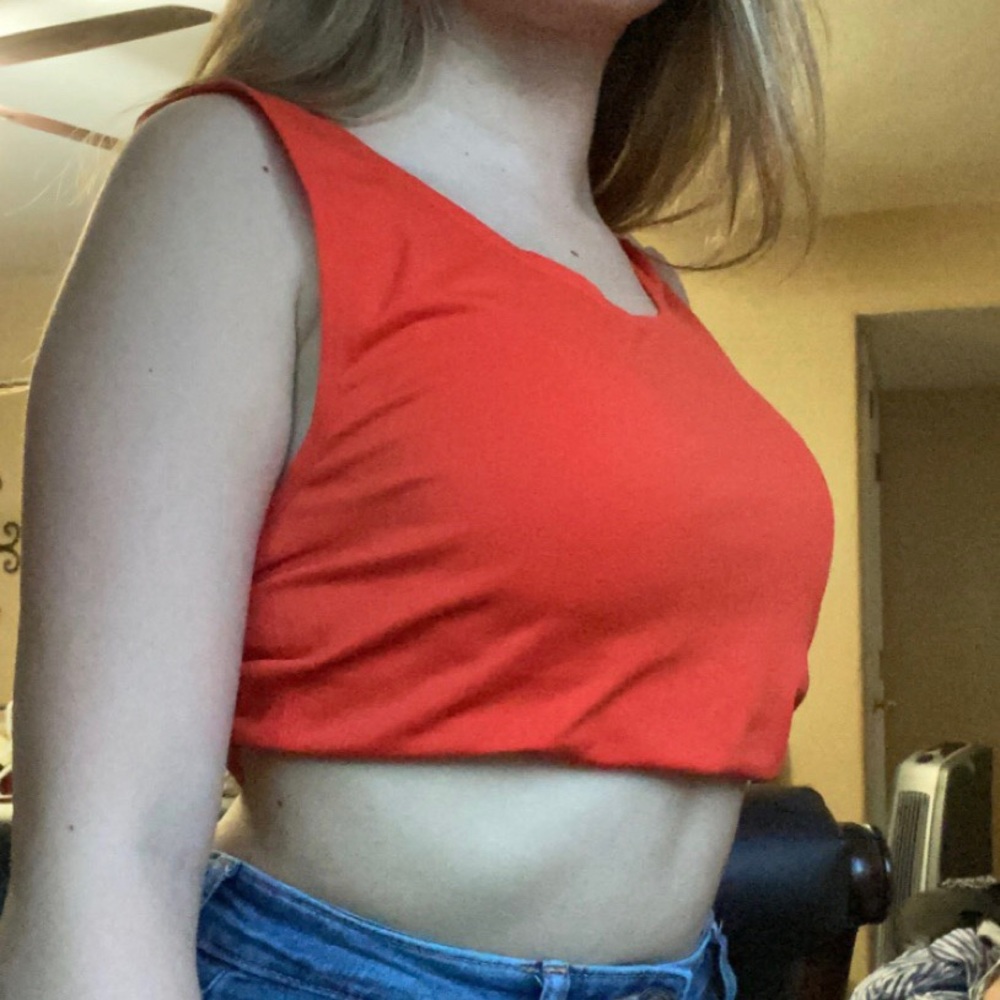 Orange Tank Top